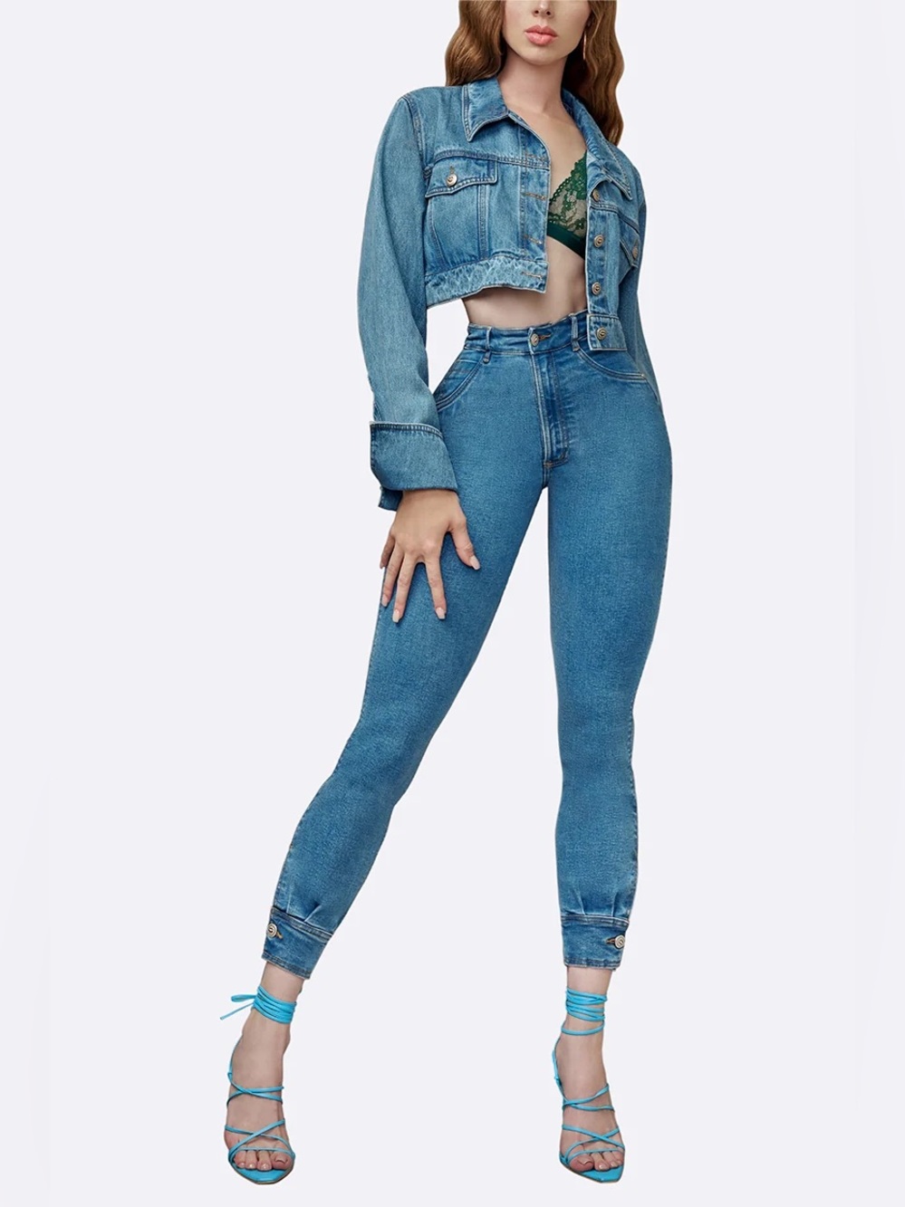 sol beauty and care jeans size 4 waist-12 hips